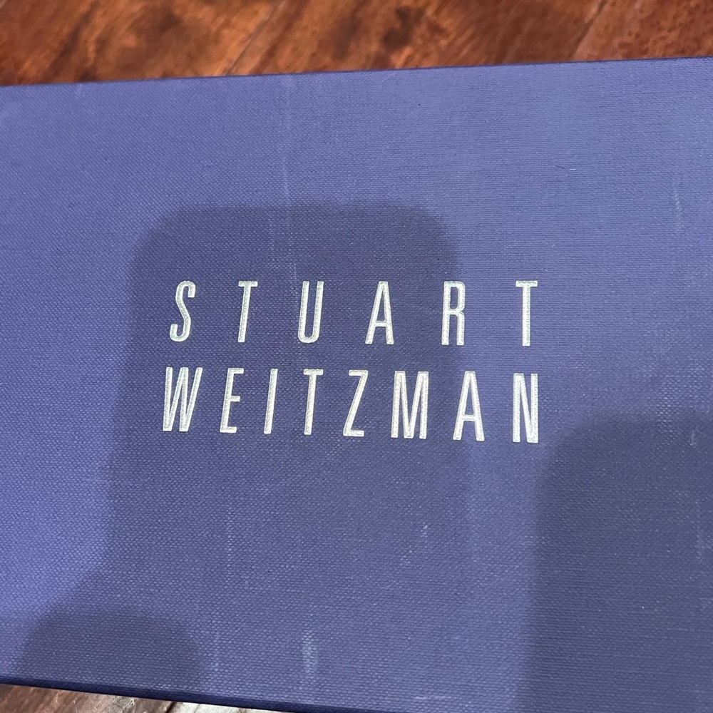 Nwt- Stuart Weitzman Black And Silver Flats - image 5